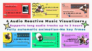 Audio Reactive Music Visualizer