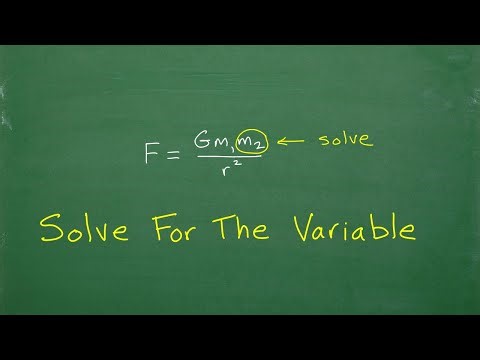 Let’s Solve For The Variable - Step-by-Step….