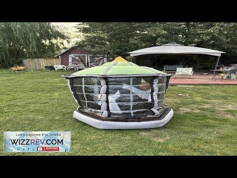 Very Rare Gemmy 6ft Halloween Inflatable Animated Rotaing Demon Tower Sound READ