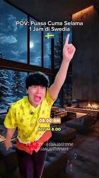 FASTING IS ONLY 1 HOUR IN THIS COUNTRY!! 😱#uniquefacts #countriesintheworld #sweden #comedy