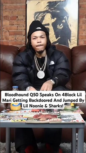 Q50 On 4Block Lil Mari Getting Backdoored By Lil Noonie❗️ #rap #bloodhoundq50 #fyp
