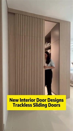 All-New Interior Door and Window Design: Trackless Sliding Doors