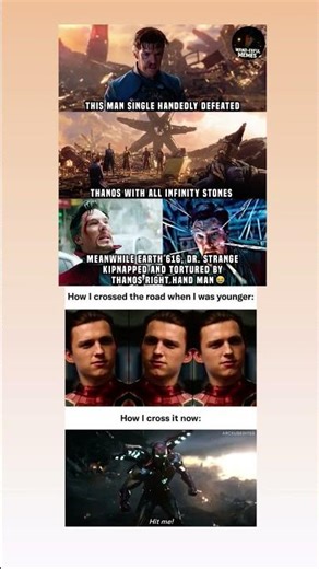 Doctor Strange single handedly defeated Thanos😎 #marvel #avengers #ironman #doctorstrange #spiderman