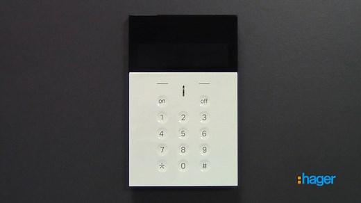 Installation clavier Hager RLF660X