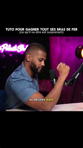 Tuto pour gagner au bras de fer 😱