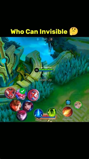 Who Can Invisible Mobile legends Tutorial #ml2b #mobilelegends #mlbb #shorts #tutorialmlbb