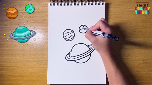 🌌 Explore the universe with your pencils and crayons! This Galaxy Drawing Tutorial shows kids and beginners how to create their very own cosmic masterpiece in just 9 easy steps 🚀 Learn how to draw planets, comets, stars, and glowing galaxies then color them with your favorite cosmic shades! 👉 Full step-by-step guide here: https://buff.ly/NzZKTjR #GalaxyDrawing #KidsArtProjects #SpaceArtForKids #DrawingTutorial #iHeartCraftyThings | I Heart Crafty Things