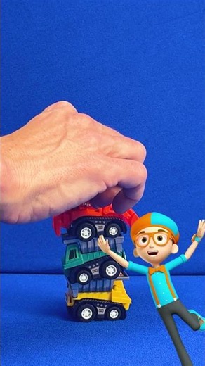 Macchine Giocattolo per Bambini con #Blippi #Shorts