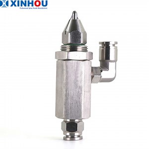 [Hot Item] Stainless Steel Ultrasonic Dust Suppression Air Atomizing Dry Fog Nozzle