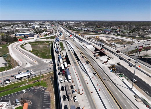 INDOT: Final bridge beams for Clear Path 465 project to be set this week