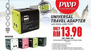 Travel abroad?? All-in-one UNIVERSAL TRAVEL ADAPTER plug you will need to carry with you to fit the outlets in the countries you're visiting. 🛫🌏 #mrdiy #alwayslowprices #adapterplugs #travelmusthave #PWP RM13.90 (normal price RM21.90)* *Purchase with purchase promotion *With purchase of RM30 & above in a single receipt | MR DIY