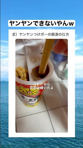 求）ヤンヤンつけボーの解凍の仕方 #shorts #おもしろ #おすすめ
