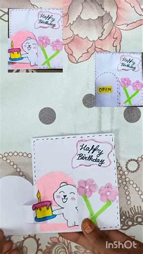 Birthday paper Card,Diy, Craft,