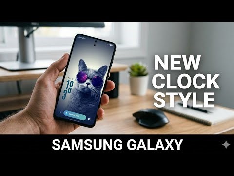 Samsung Galaxy S26 , S26 Ultra | How To Apply New Clock Style On Samsung Smart Phones