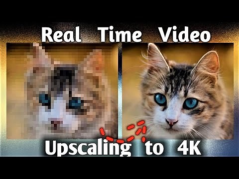 How to Upscale Videos to 4K in Real time | Fast video Upscaling Software