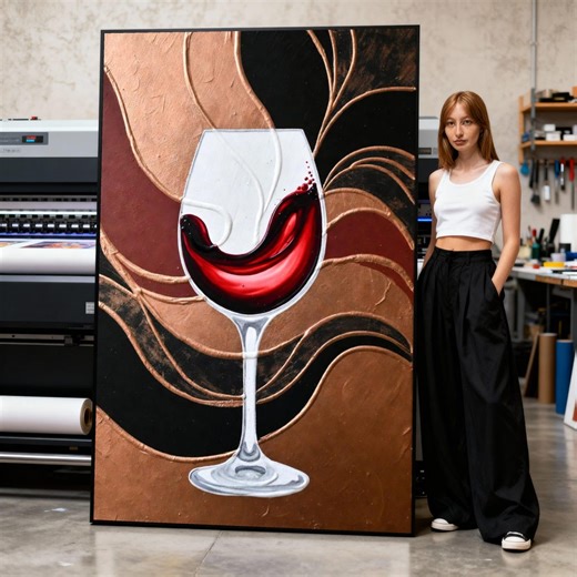 Elegant Red Wine Splash Canvas, Wine Glass Wall Art, Modern Bar Decor, Beverage Abstract Painting, Home Kitchen Canvas Decoration Print Art - Etsy