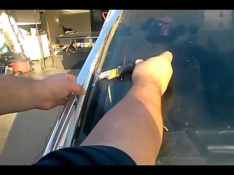 How to remove chrome trim off older Cutlass part 1