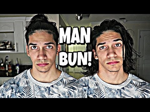 How to tie a MAN BUN for SHORT HAIR !!!