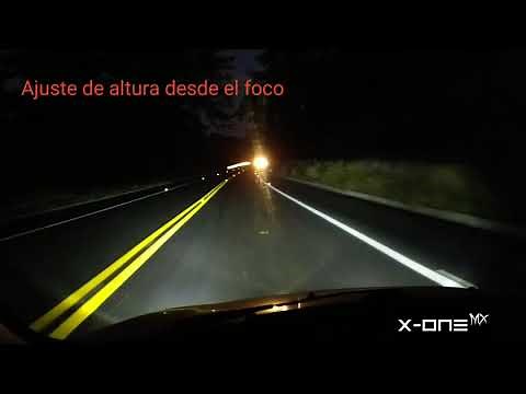 FOCO LED H4 con Lupa LASSER LIGHT (1 DE ENERO 2020 PRUEBA DE MANEJO EN CARRETERA )
