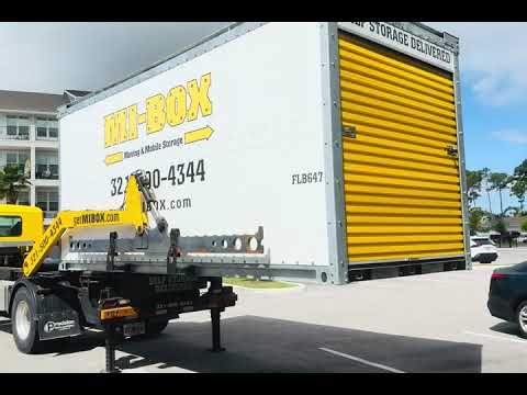 MI-BOX Moving & Mobile Storage delivery to apartment in Brevard County, FL.