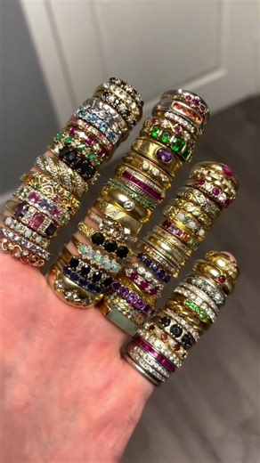 “Too Many Rings? Never. 💍✨” #shorts #shortsfeed #ring #jewellery #diamond #ytshorts #viral #gold