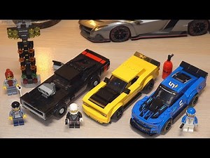 Two Builds ⏩ LEGO Speed Champions Dodge Demon/Charger + NASCAR Camaro 75893 75891
