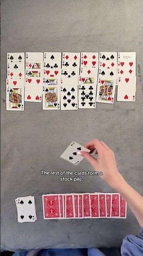 Here’s how to play Golf Solitaire #solitaired #solitaire #cardgames