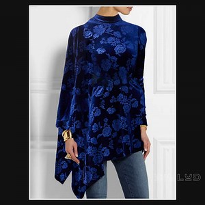 Get ready for fall with our latest Women's Plus Size Irregular Hem Blouse 🍂👚 This retro-inspired top features a turtleneck, long sleeves, and a loose, asymmetrical hemline for a stylish and comfortable look. Perfect for casual days or dressed up for a night out! 😍 #PlusSizeFashion #AutumnStyle #CasualChic #TurtleneckTop #AsymmetricalHem #RetroVibes Shop Now https://bit.ly/488CkPV | KIMLUD.COM