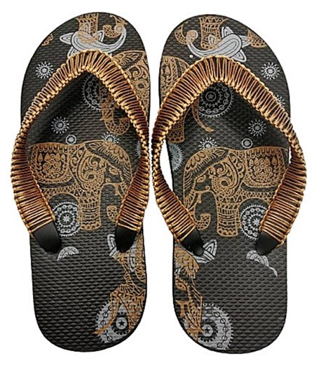 Men's Unisex Elephant Pattern Flip Flops – Handmade Sandals, Boho Beach Shoes, Lightweight Casual Footwear - Etsy