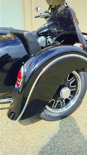 Beautiful Indian with a Hannigan Heritage Sidecar installed by UNB Customs