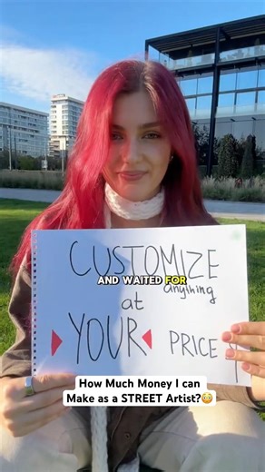How Much Money I can Make as a STREET Artist?😳 didn’t see THAT coming