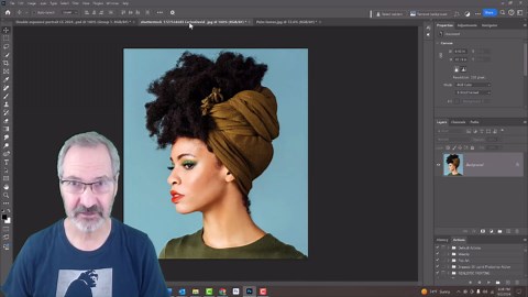 Photoshop: How to quickly create a monochrome, double-exposure photo portrait