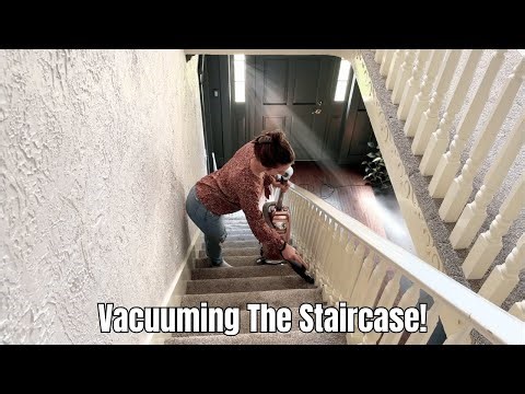 Vacuuming the Staircase ASMR | Using Different Attachments for Ultimate Clean