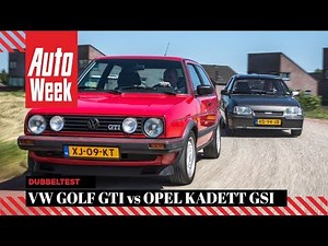 Volkswagen Golf II GTI vs Opel Kadett GSi - Classics dubbeltest - English subtitles