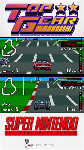 Top Gear Super Nintendo #retrogaming