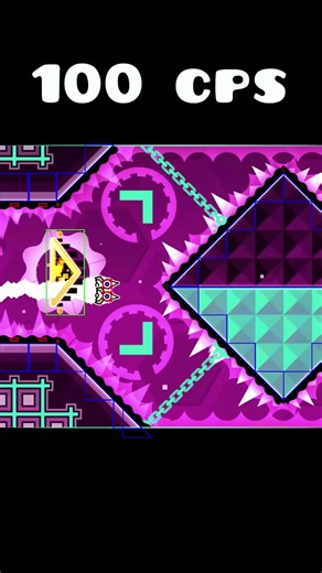 Geometry Dash at 100 CPS is insane!