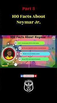 100 Mind-Blowing Facts About Neymar Jr | Facts That You Never Knew I Career, Records & Secrets