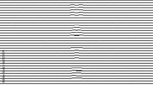 3d horizontal line effect typography hate scrolling text