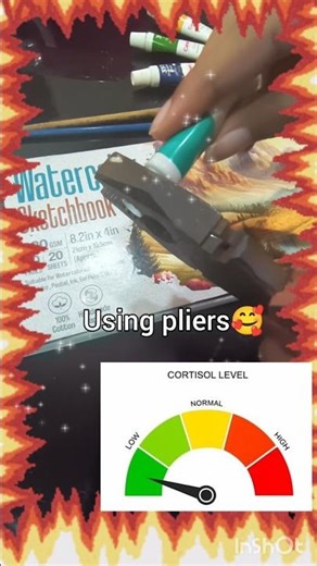 How to open dried paint tubes #memes #lowcortisol #watercolor #paint