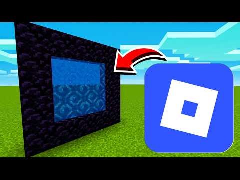 How To Make A Portal To Roblox in Minecraft!