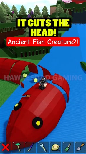 Roblox Build a Boat for Treasure Doom Worm vs Ancient Fish Creature ?! #babft #roblox #funny