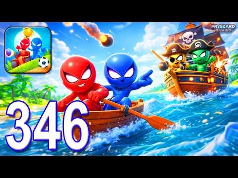 Stickman Party - Gameplay Part 346 Random Funny MiniGames 1 2 3 4 Plyer Free New Update Adventure