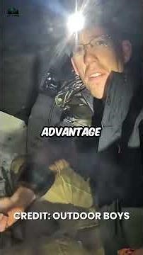 Making Fire Using Old Dog Mushing Trick #campinginsnow #wildernessseason #wildlife