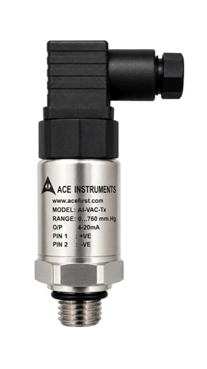 AI-VAC-Tx Vacuum Transmitter | Industrial Vacuum Pressure Sensor | ACE Instruments