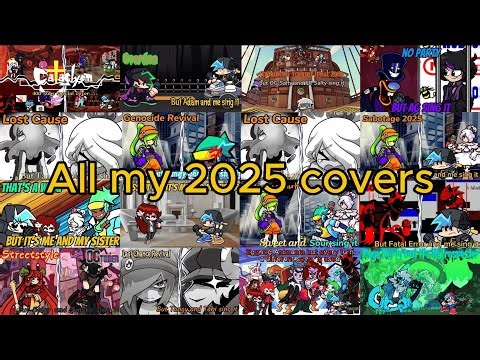 All the covers I made on 2025