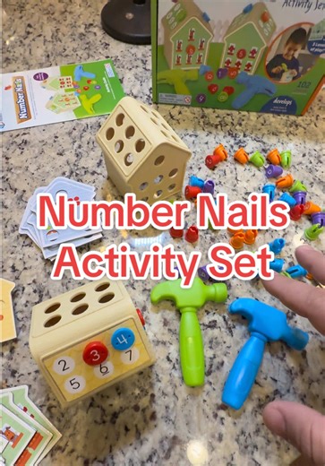 🎯✨ Learning that feels like PLAY! Kids hammer, match, and build while they explore numbers, counting, and patterns. This hands-on activity set keeps little learners engaged — perfect for home, classrooms, or quiet play time. Colorful pieces, fun tools, and tons of ways to play… they won’t even realize they’re learning! 💛 Great for ages 4 and perfect for building confidence with early math skills. ⸻ 🔍 Searchable keywords number nails learning set toddler math toy fine motor skill activities pr