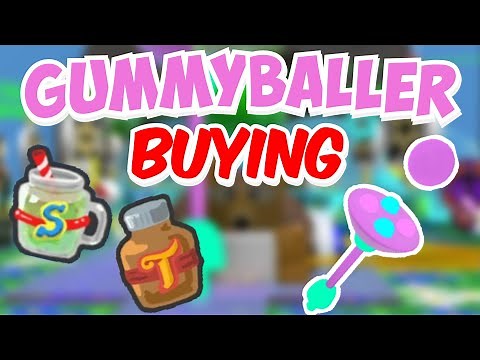 Buying The GUMMYBALLER | Roblox Bee Swarm Simulator