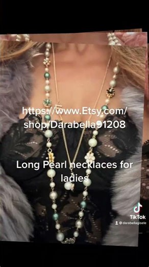 Luxury Pearl flower Necklace, long Pearl, Pearl Jewelry, Flower Charm Bracelet, trendy Jewelry