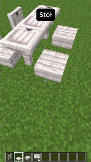 🪑🍴 Jak zrobić STÓŁ w Minecraft – szybki i prosty pomysł!#Minecraft #stół