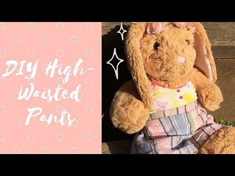 How to Make High-Waisted Pants for a Stuffed Animal